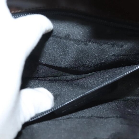 Salvatore Ferragamo Shoulder Bag Leather Brown Auth 133389 - Picture 13 of 16